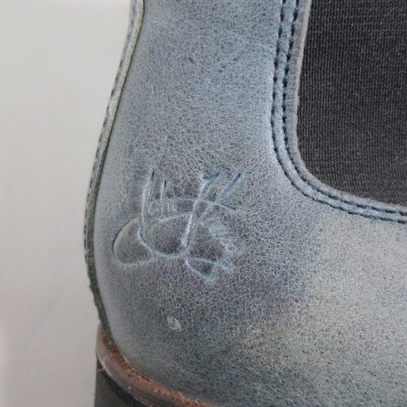 John Fluevog Men's Radio 2 Stephen Chelsea Boots Blue Size 9.5 US / 9 UK / 43 EU - Picture 5 of 12